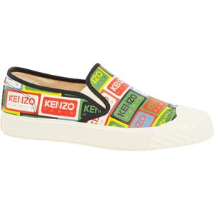 Kenzo, Schoenen, Heren, Veelkleurig, 45 EU, Multicolor Slip-On Sneakers