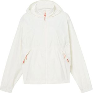 Timberland, Winddichte Hooded Jacket Wit, Dames, Maat:S