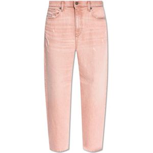 Diesel, Jeans, Dames, Roze, W29 L32, Katoen, ‘2016 D-Air L.32’ jeans