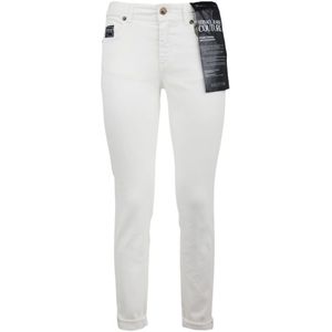 Versace Jeans Couture, Skinny Jeans Wit, Dames, Maat:W25