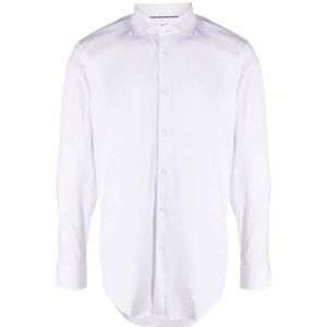 Hugo Boss, Overhemden, Heren, Wit, XL, Witte Hank Spread Overhemd