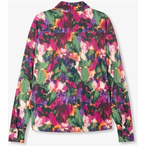 Alix The Label, Blouses & Shirts, Dames, Veelkleurig, M, Polyester, Camouflage Bloes