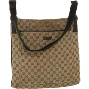 Gucci Vintage, Pre-owned Canvas gucci-bags Beige, Dames, Maat:ONE Size