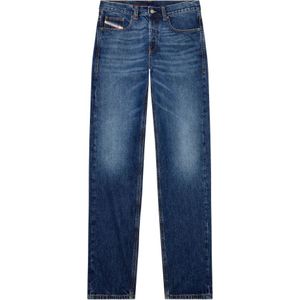 Diesel, Jeans, Heren, Blauw, W31, Katoen, Street Style Straight Jeans