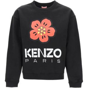 Kenzo, Sweatshirts & Hoodies, Dames, Zwart, XS, Katoen, Sweatshirts