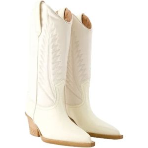 Paris Texas, Schoenen, Dames, Wit, 39 EU, Leer, Leather boots