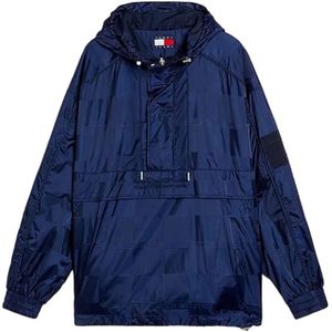 Tommy Hilfiger, Rain Jassen Blauw, Heren, Maat:XL