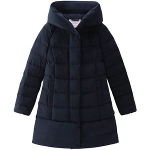 Woolrich, Donsjack Blauw, Dames, Maat:S