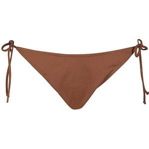 MC2 Saint Barth, Badkleding, Dames, Bruin, L, Dubbelzijdige String Bikini Onderkant