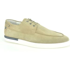 Floris van Bommel, Schoenen, Heren, Beige, 41 EU, Suède, Taupe Suède Bootschoen