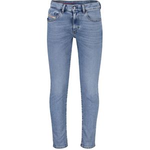 Diesel, Jeans, Heren, Blauw, W33 L32, Denim, Blauwe Denim Slim Fit Jeans