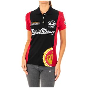La Martina, Polo Shirt Zwart, Dames, Maat:S