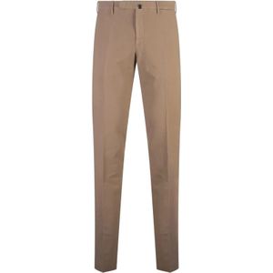 Incotex, Broeken, Heren, Bruin, 2Xl, Slim Fit Bruine Doeskin Broek