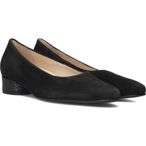 Hassia, Schoenen, Dames, Zwart, 41 EU, Suède, Zwarte Suède Pump Model 302623