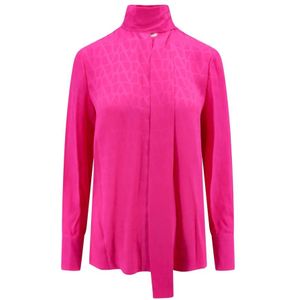 Valentino, Blouses & Shirts, Dames, Roze, S, Dameskleding Shirts Roze Aw 23