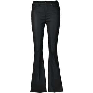 Drykorn, Jeans, Dames, Zwart, W32 L34, Flared Jeans - Stijlvol en Trendy