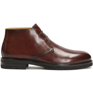 Kazar, Schoenen, Heren, Bruin, 43 EU, Leer, Elegante bruine herenlaarzen