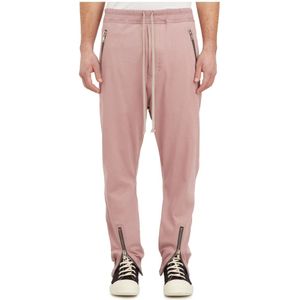 Rick Owens, Track Pants Tecuatl Model Roze, Heren, Maat:S