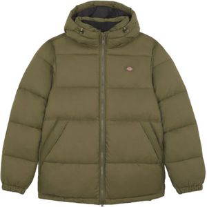 Dickies, Jassen, Heren, Groen, L, Nylon, Groene Jassen voor Mannen