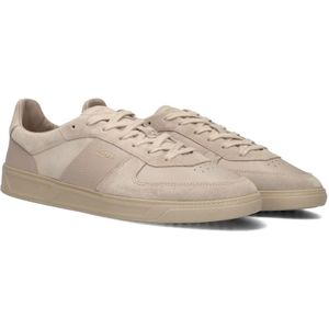 Hugo Boss, Schoenen, Heren, Beige, 45 EU, Suède, Beige Suède Lage Sneakers