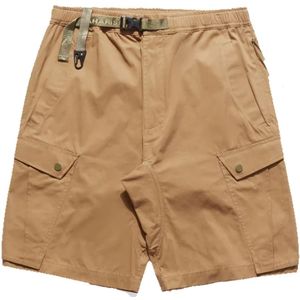 Maharishi, Korte broeken, Heren, Bruin, S, Technische Cargo Shorts
