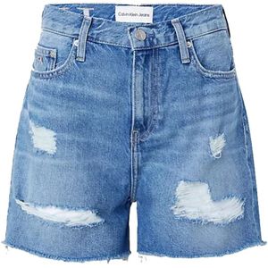 Calvin Klein Jeans, Korte broeken, Dames, Blauw, W30, Denim, Denim Shorts