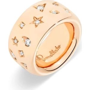 Pomellato, Accessoires, Dames, Geel, 55 MM, Iconica Maxi Diamanten Ring