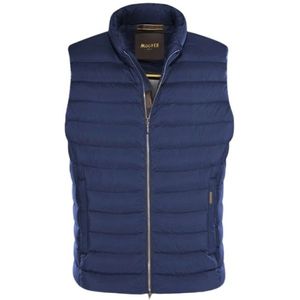 Moorer, Ultra-Lichtgewicht Gilet met Ganzendons Blauw, Heren, Maat:2XL