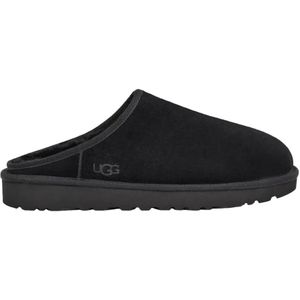 Ugg, Schoenen, Heren, Zwart, 46 EU, Wol, Klassieke Slip-On Pantoffels