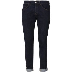 Dondup, George Skinny Fit Jeans Blauw, Heren, Maat:W30