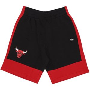 New Era, Sport, Heren, Zwart, L, Katoen, Chicago Bulls Kleurblok Shorts