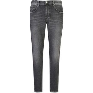 PT Torino, Jeans, Heren, Grijs, W31, Katoen, Grijze Jeans voor Mannen Aw 24