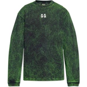 44 Label Group, T-shirt met lange mouwen Groen, Heren, Maat:L