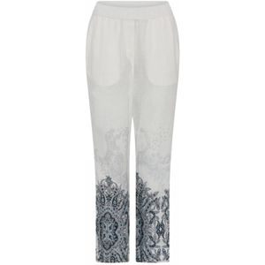 Gustav, Blauwe Bloemen Rechte Pijp Broek Veelkleurig, Dames, Maat:XS