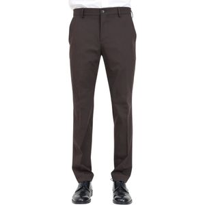 Selected Homme, Broeken, Heren, Bruin, 2Xl, Polyester, Elegante Bruine Slim Fit Broek