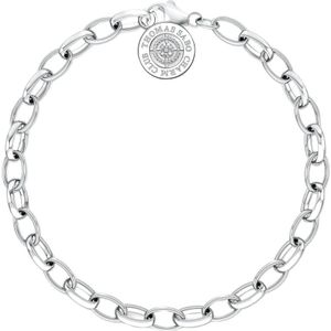 Thomas Sabo, Armband met Diamant Charms Grijs, Dames, Maat:ONE Size