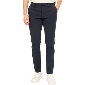 Hugo Boss, Blauwe Slim Fit Chino Broek Blauw, Heren, Maat:2XL