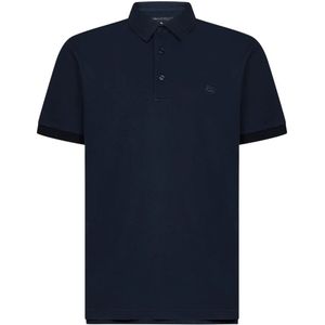 Etro, Polo Shirts Blauw, Heren, Maat:S