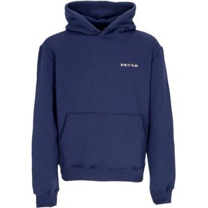 Dolly Noire, Sweatshirts & Hoodies, Heren, Blauw, M, Katoen, Mordred Hoodie Blauw Lange Mouw