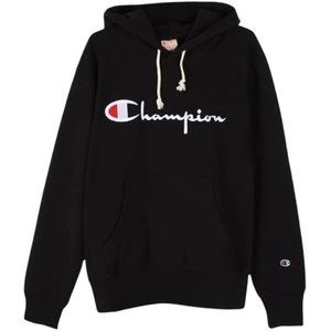 Champion, Sweatshirts & Hoodies, Heren, Zwart, 3Xl, Katoen, Zwarte Stijl 210967