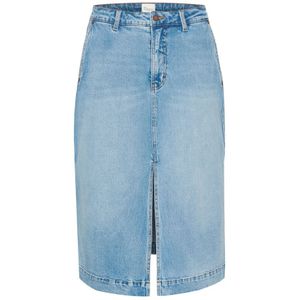 My Essential Wardrobe, Rokken, Dames, Blauw, M, Denim, Denim Rok Lichtblauw Retro Wassen