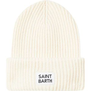 MC2 Saint Barth, Gebreide Muts Wit, Dames, Maat:ONE Size