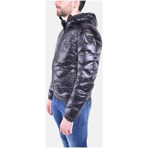 Blauer, Jassen, Heren, Zwart, 2Xl, Nylon, Korte Gewatteerde Donsjas