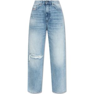 Diesel, Jeans, Dames, Blauw, W27 L32, Katoen, ‘2016 D-Air L.32’ jeans