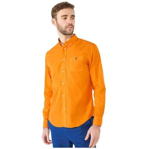 Vicomte A., Overhemden, Heren, Oranje, 2Xl, Katoen, Shirts