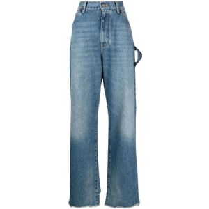 Darkpark, Jeans, Dames, Blauw, W27, Katoen, Straight Jeans