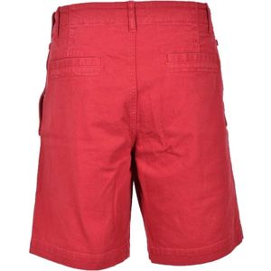 Bikkembergs, Korte broeken, Heren, Rood, 2Xl, Katoen, Katoen Elastaan Bermuda Shorts