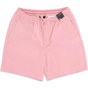 Vans, Korte broeken, Heren, Roze, S, Ontspannen elastische shorts in Mellow Rose