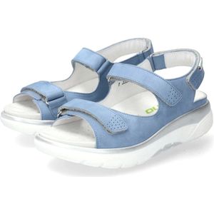 Mephisto, Schoenen, Dames, Blauw, 37 EU, Blauwe Rollende Wandelsandaal