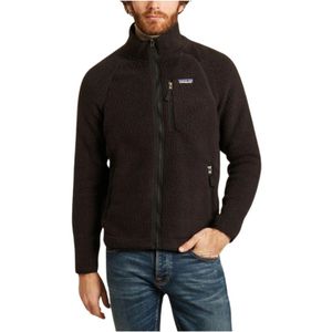 Patagonia, Retro Fleece Jas Zwart, Heren, Maat:XL